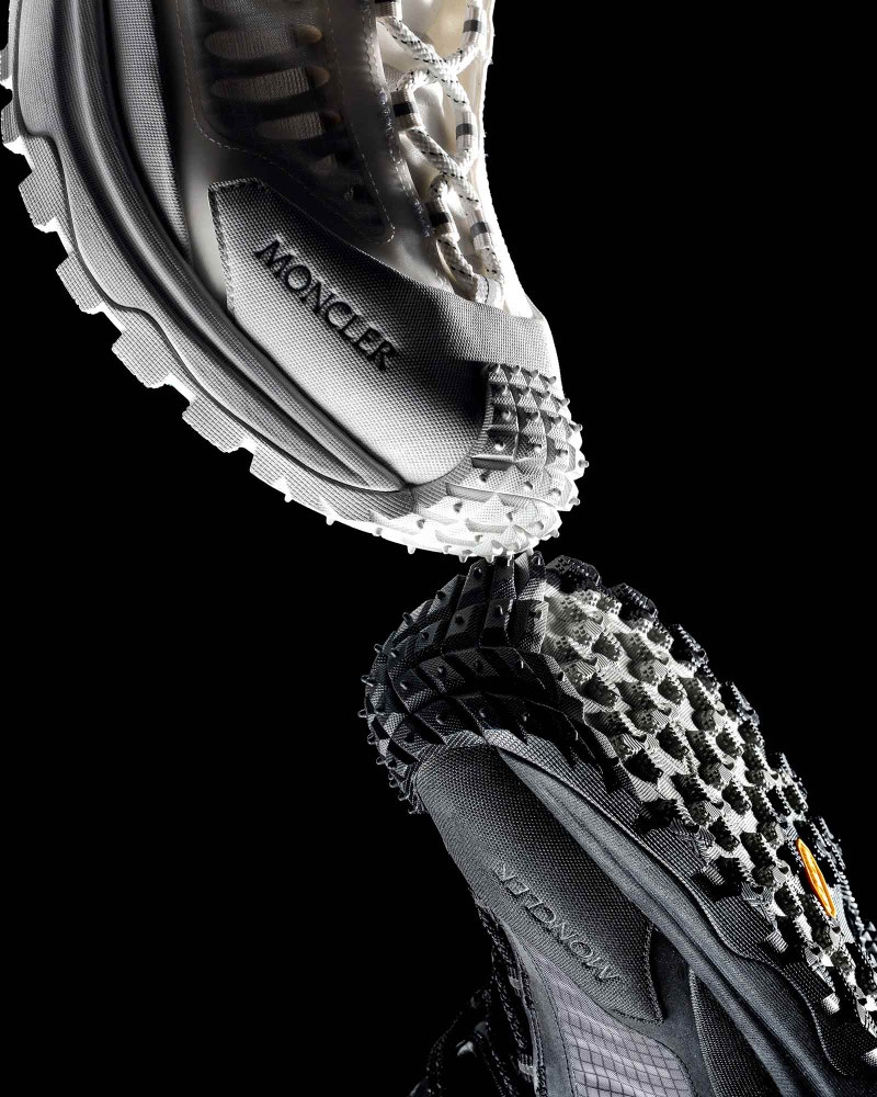 Moncler Trailgrip Lite sneakers explored by Techunter Magazine, highlighting innovative materials and techwear design